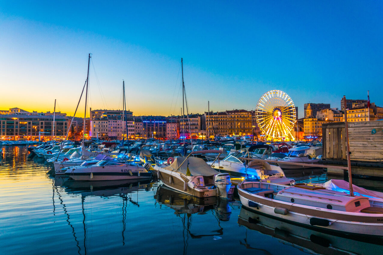 Le vieux port, centre historique de la ville