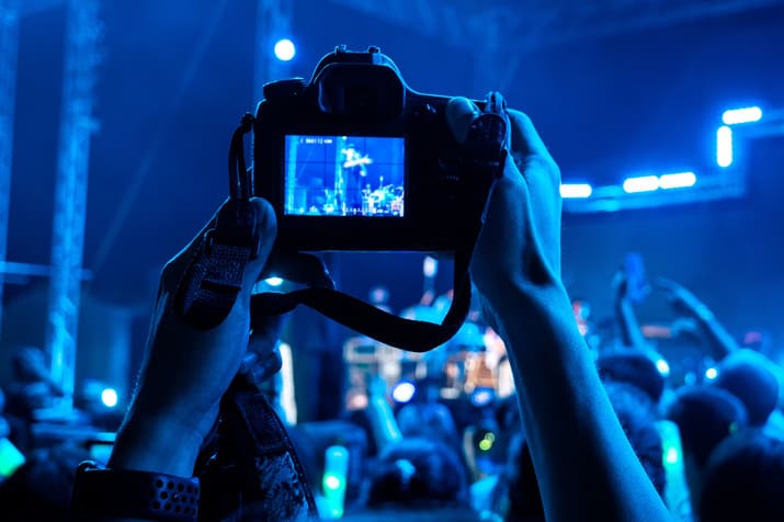 photographe de concert freelance