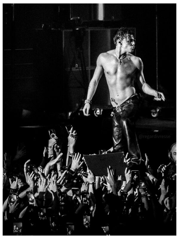 Photo du concert de Yungblud réalisée par Fanny